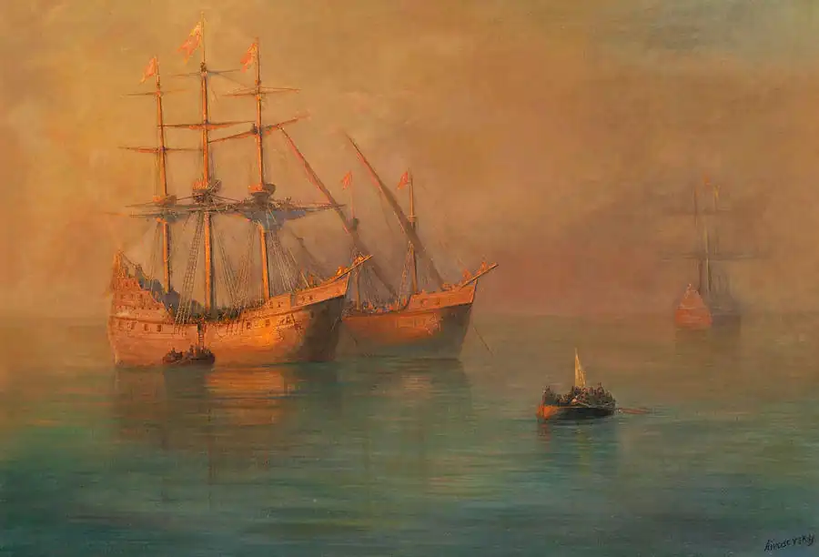 The Arrival of Columbus Flottila