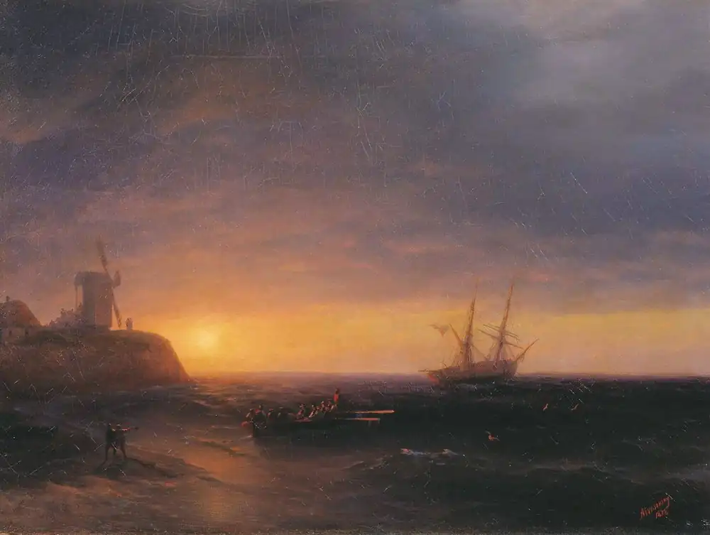 Sunset at Sea