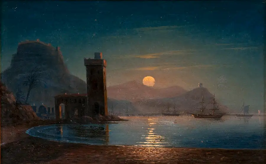 Moonlight Reflecting on Water