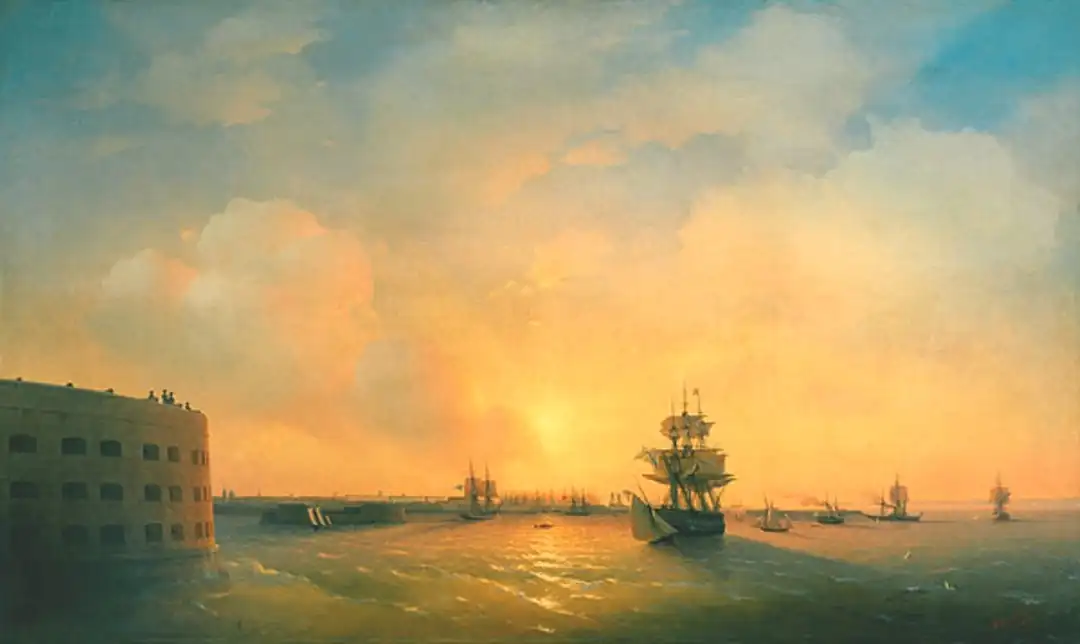 Kronstadt fort The emperor Alexander