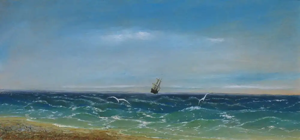 Sailing in the sea