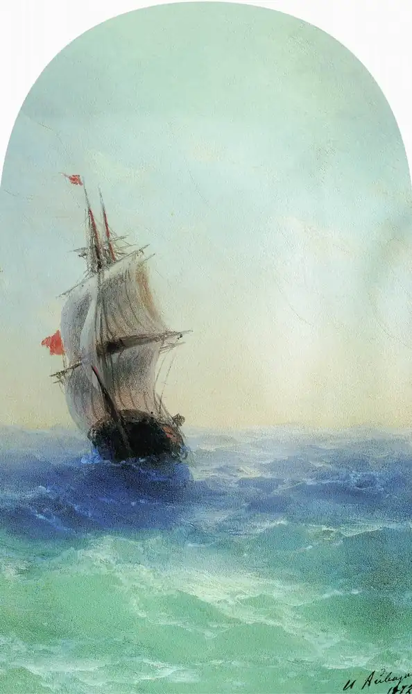 Stormy sea