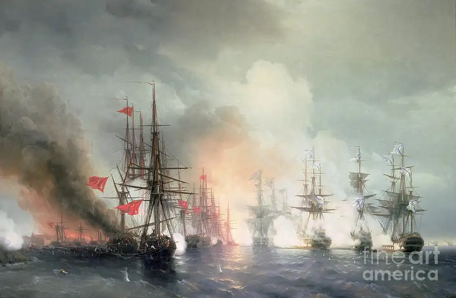Синопское сражение — русско-турецкое, 18 ноября 1853 года