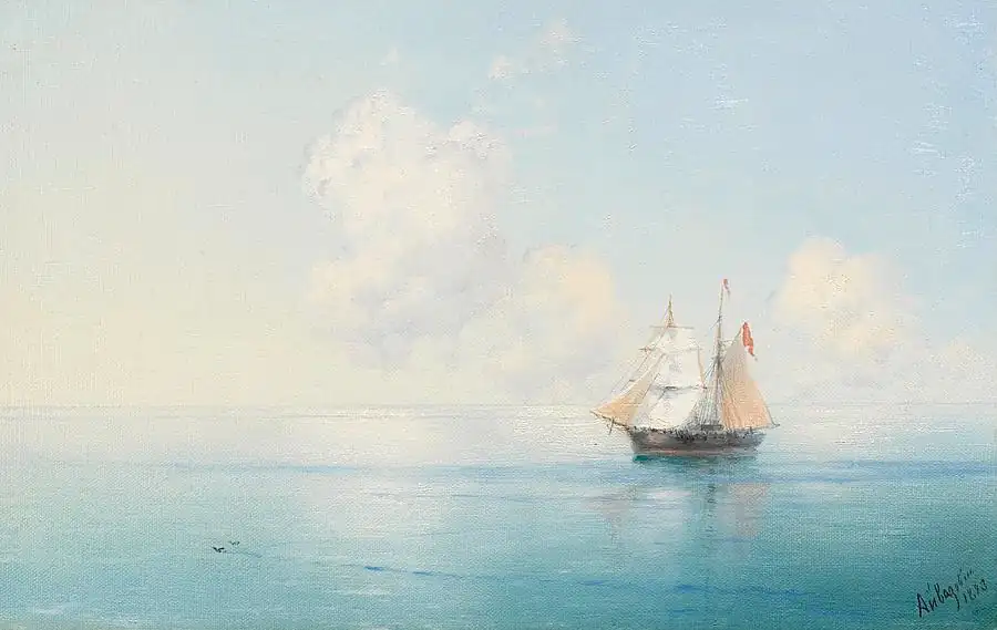 A Calm Morning at Sea
