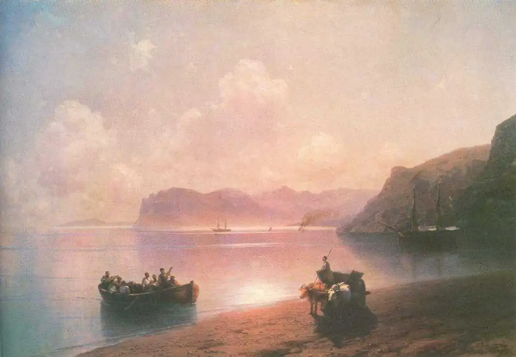 Morning on a sea