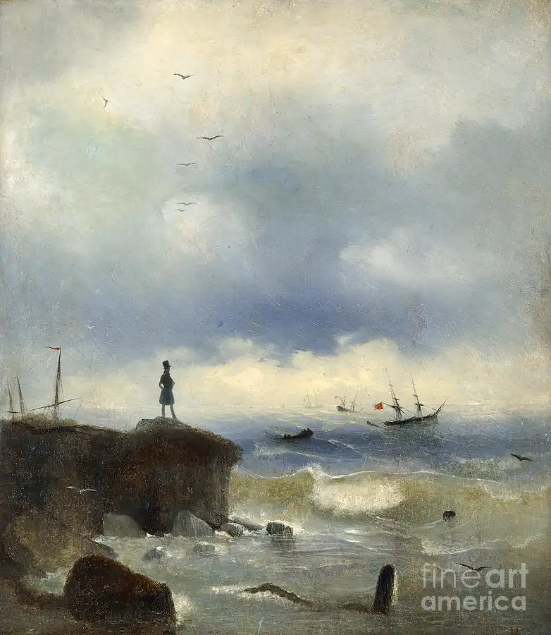 Pushkin Looking at the Black Sea
