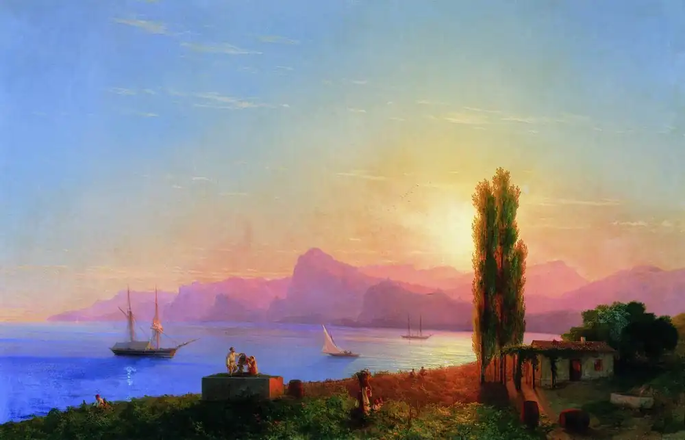 Sunset at Sea