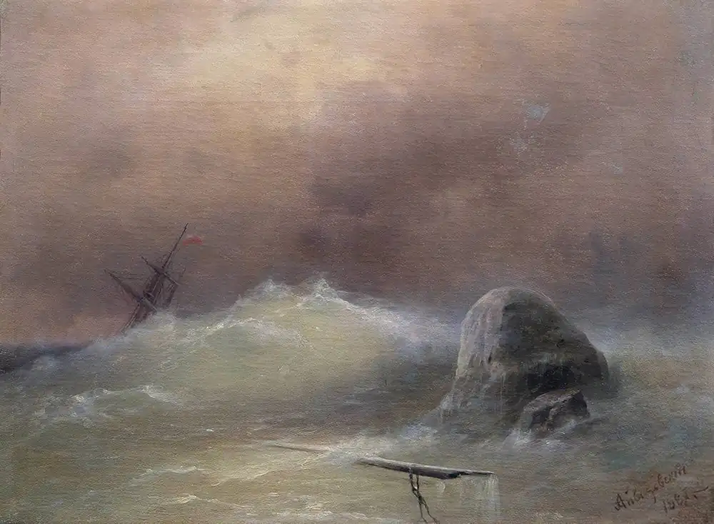 Бурное море