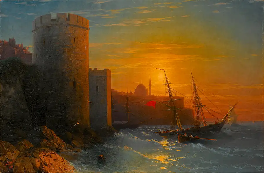 Sunset over Constantinople