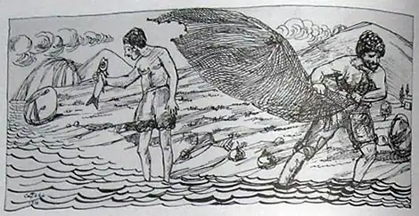 Illustration to 'Armenian folk tales'