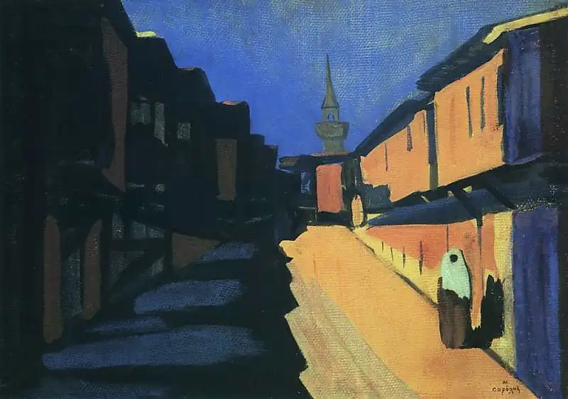 Улица. Вечер.