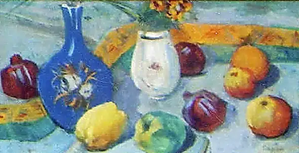 Still Life with Jug and Fruit