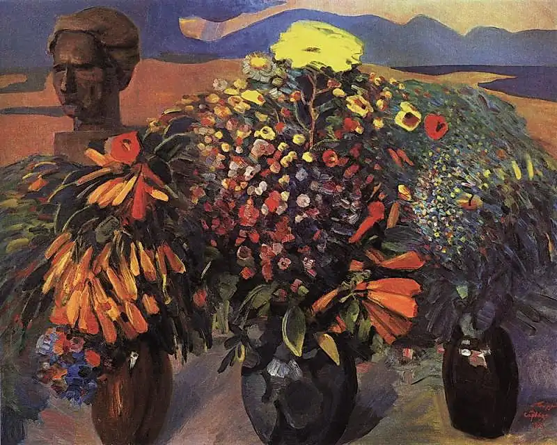 Still life with bust