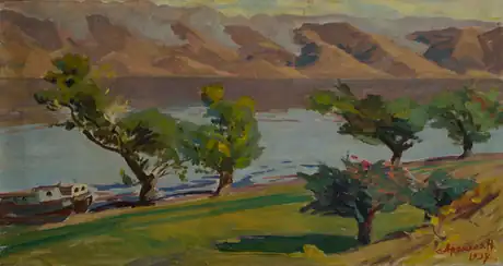 Տեսարան Սևան կղզուց