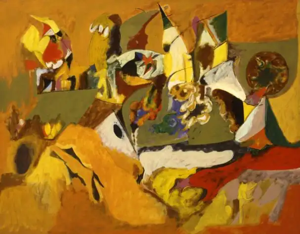 Golden Brown Painting