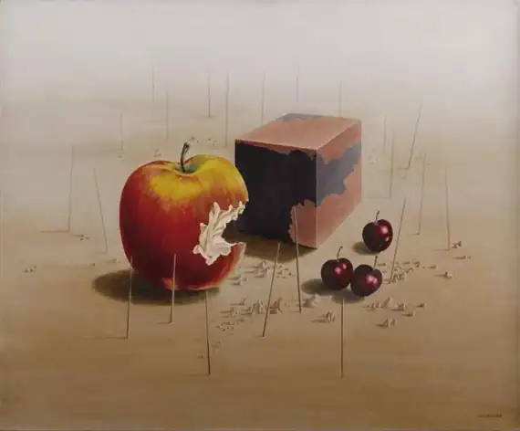 Яблоко и вишня