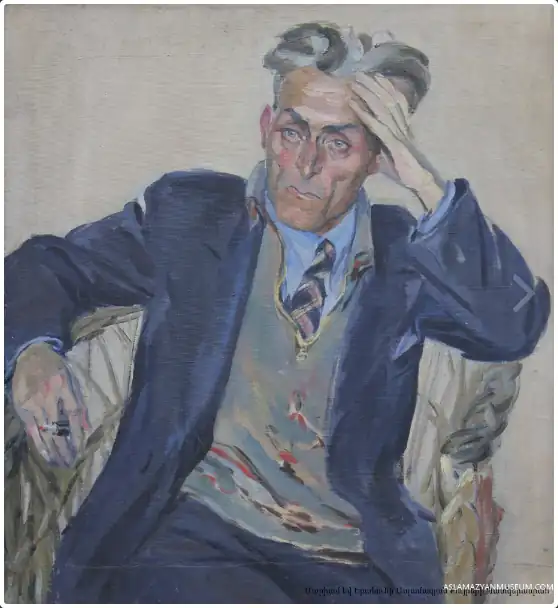 The portrait of writer E. Khojik
