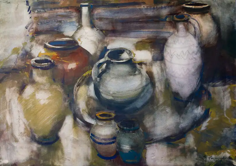 Still Life with Pots