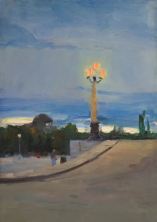 У Оперного театра, Этюд