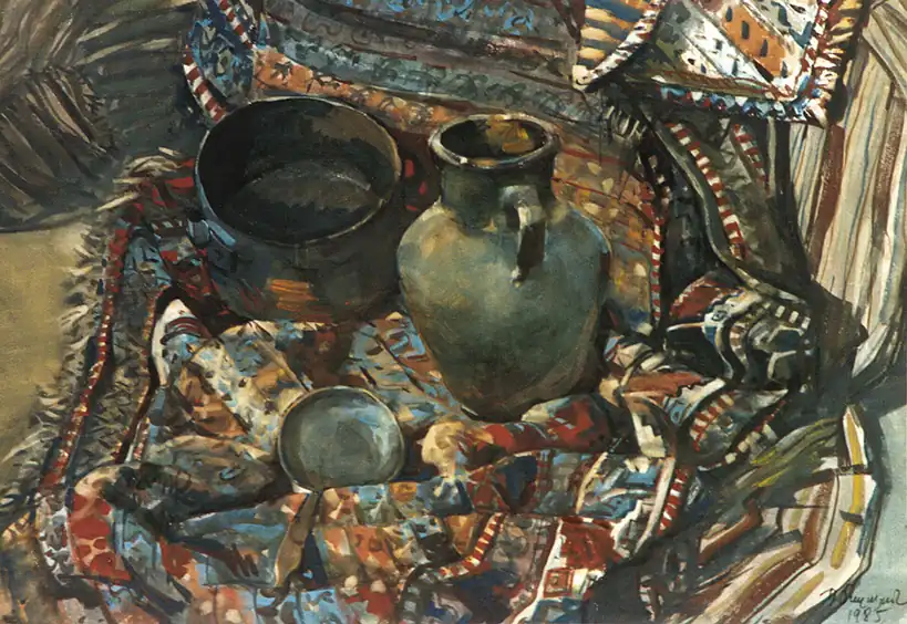 Still Life with Armenian Carpet