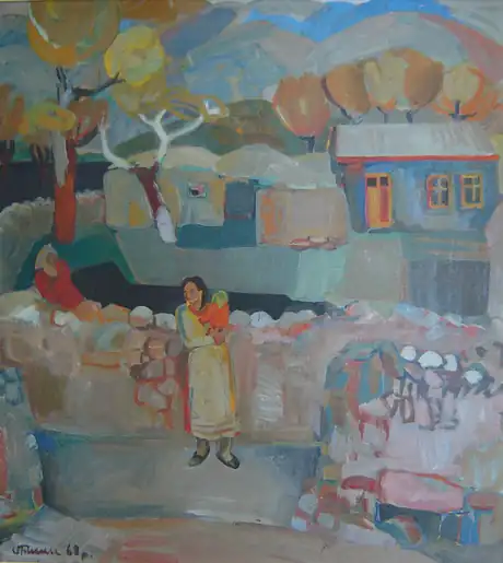 Scene in village Jajur